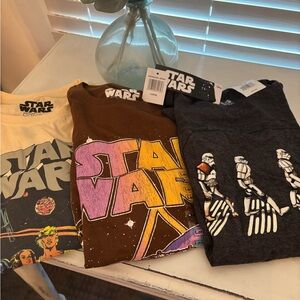 Men’s Star Wars Brown and Gray Short Sleeve Tees